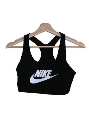 Black Logo Sports Bra