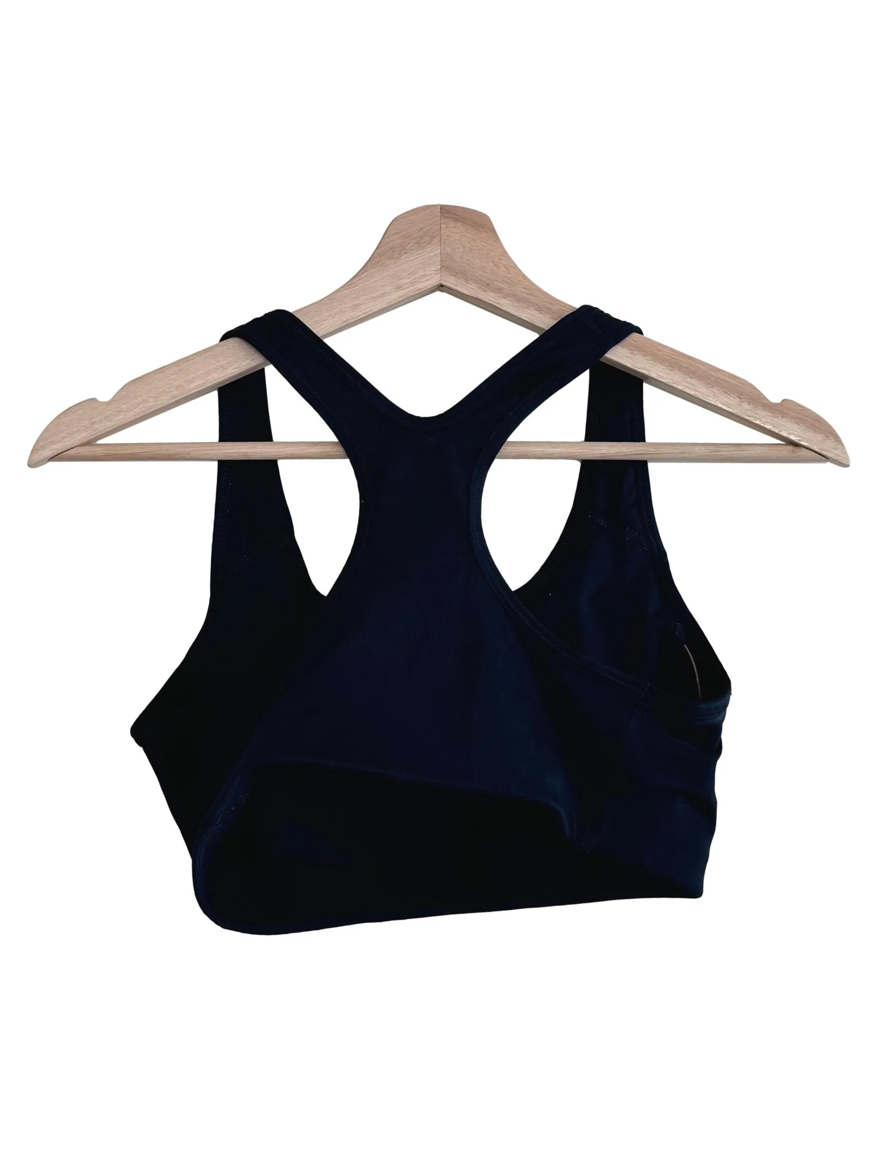 Black Logo Sports Bra