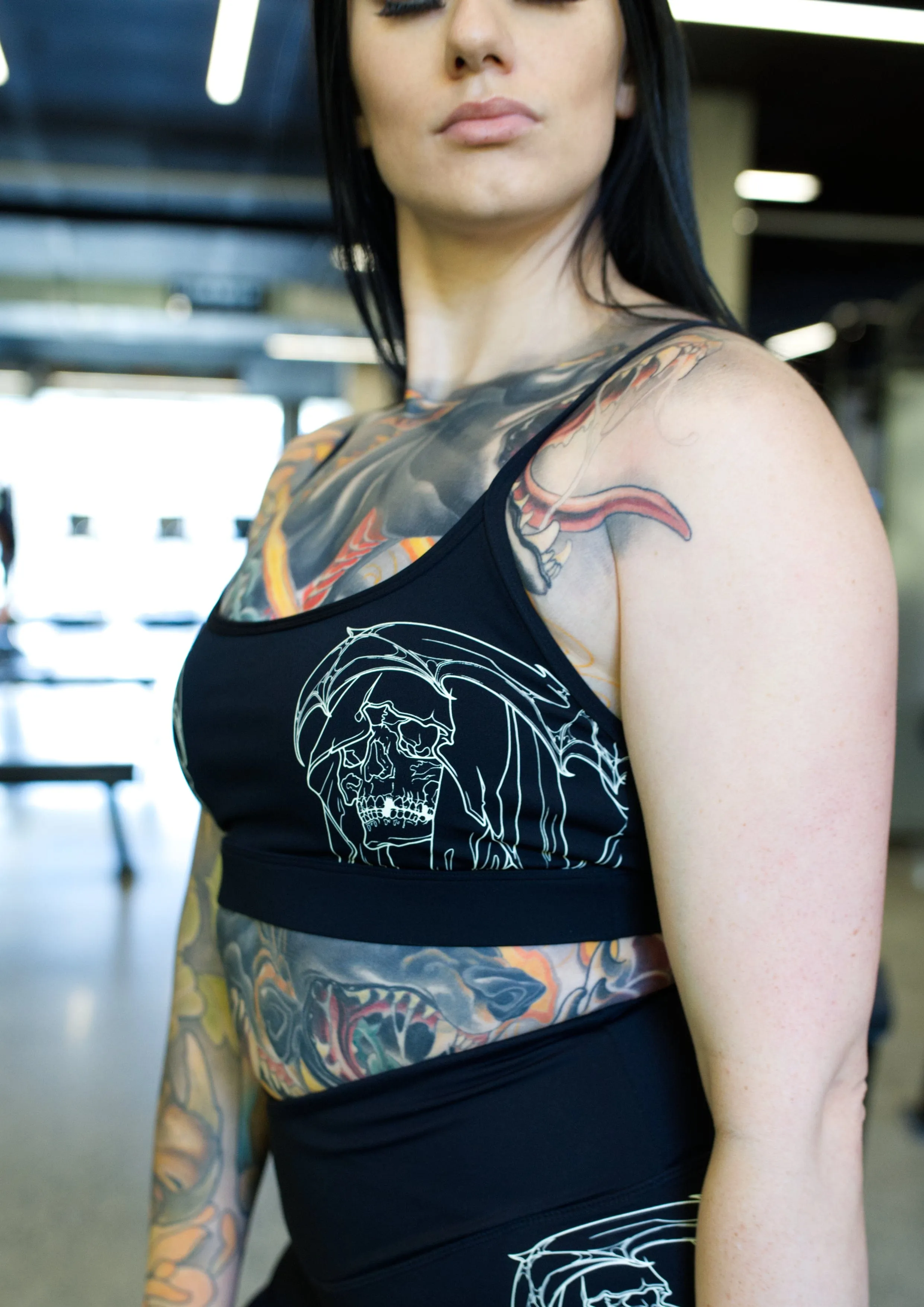 Black Reaper Sports Bra