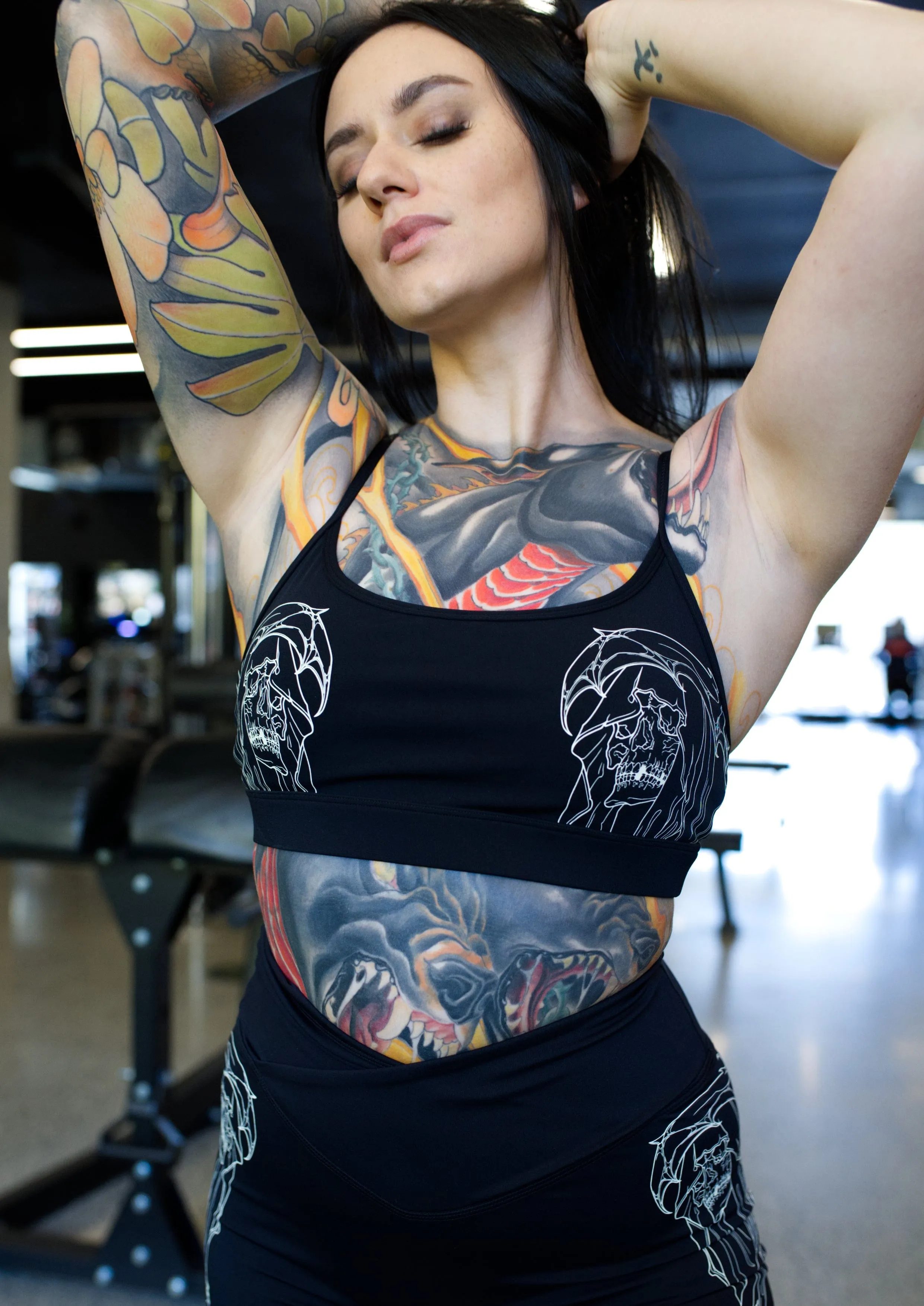 Black Reaper Sports Bra