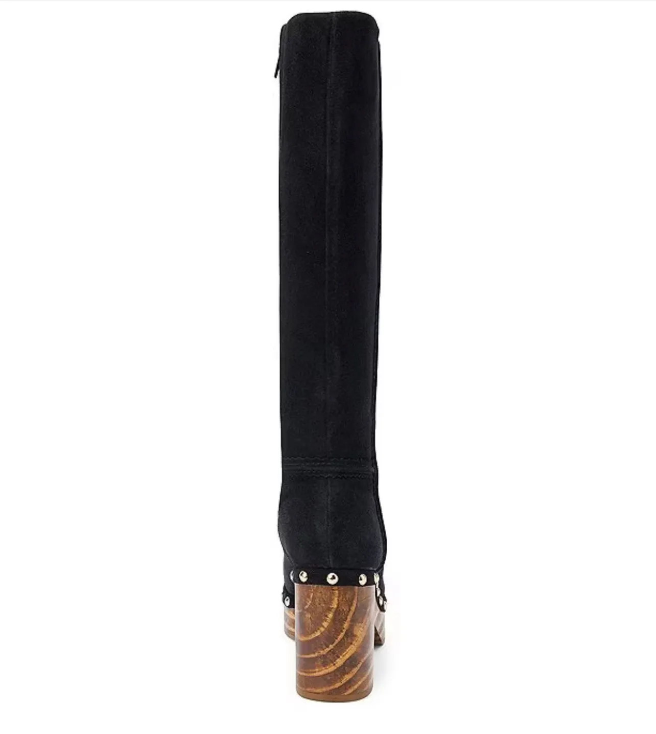 Black Suede Clog Boots