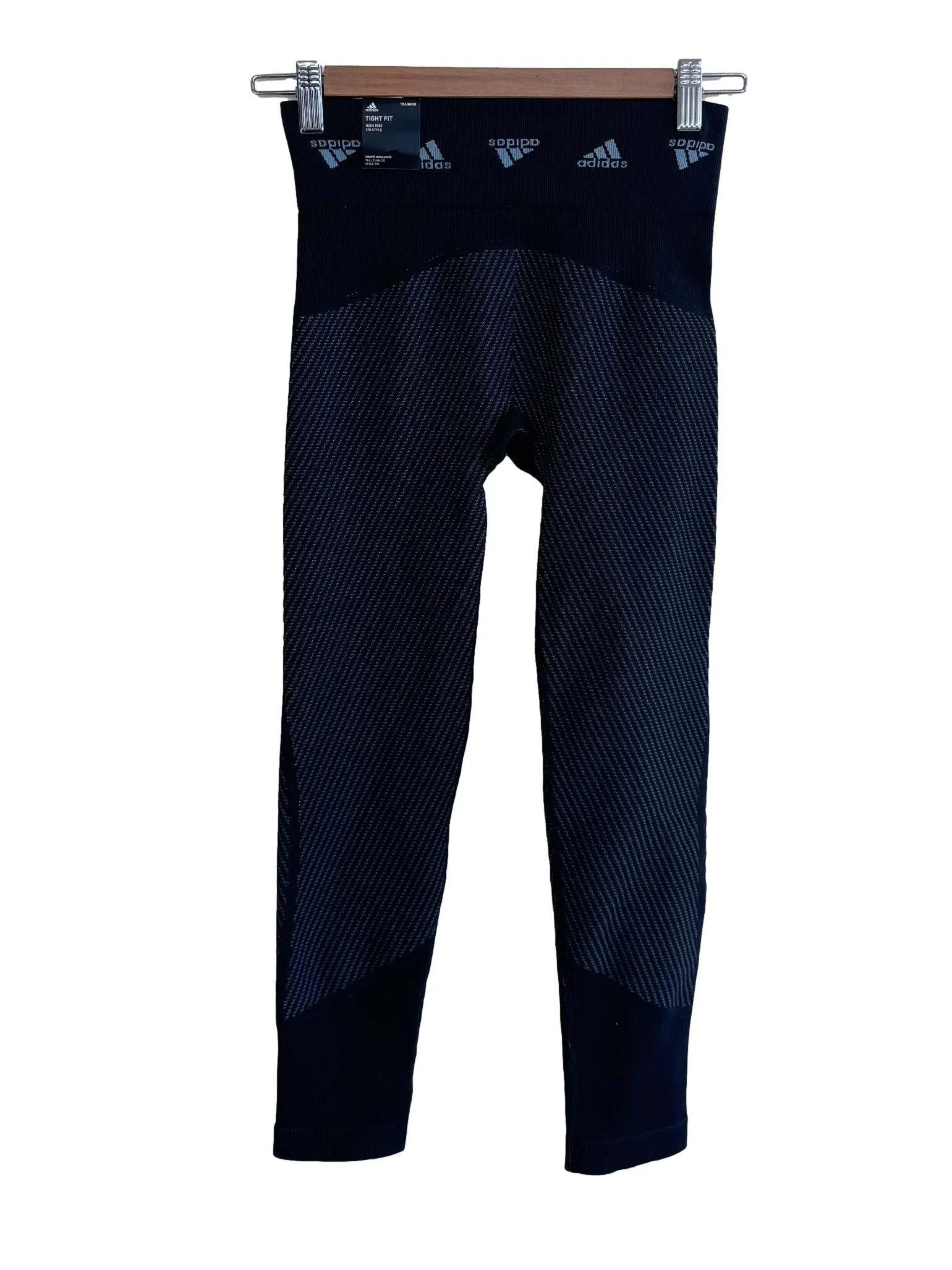 Black Textured Sports Tight