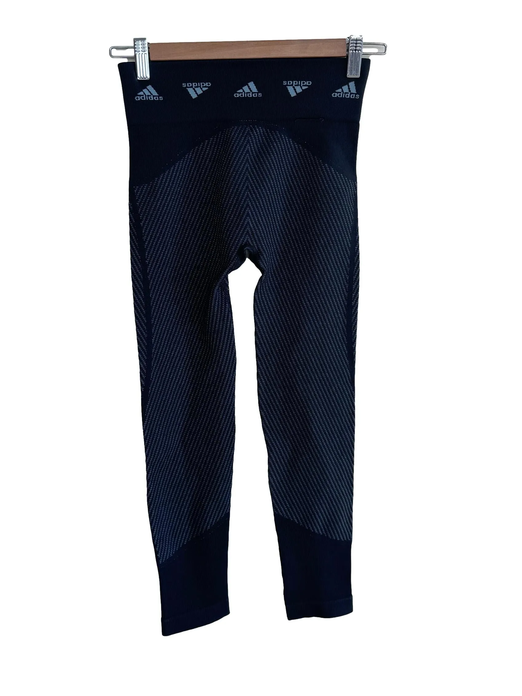 Black Textured Sports Tight