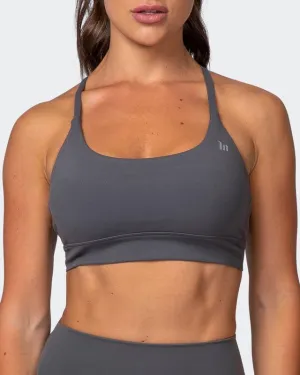 Braided Bralette - Charcoal