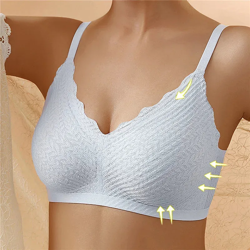 Breathable Seamless One-Piece Bra: Sexy Comfort in Large Sizes