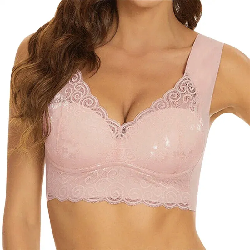 Breathable Seamless One-Piece Bra: Sexy Comfort in Large Sizes