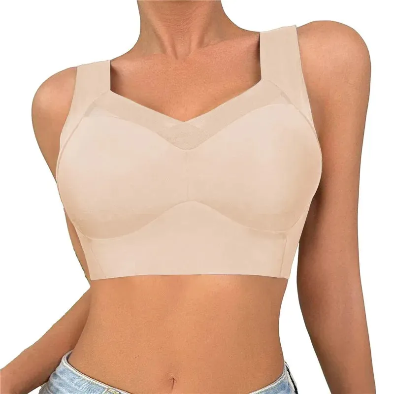 Breathable Seamless One-Piece Bra: Sexy Comfort in Large Sizes