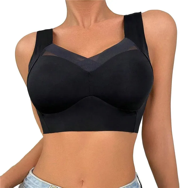 Breathable Seamless One-Piece Bra: Sexy Comfort in Large Sizes