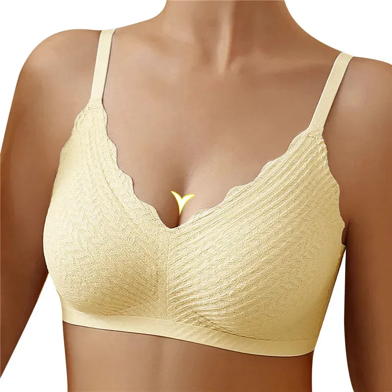 Breathable Seamless One-Piece Bra: Sexy Comfort in Large Sizes