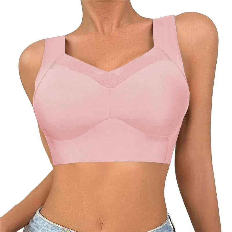 Breathable Seamless One-Piece Bra: Sexy Comfort in Large Sizes