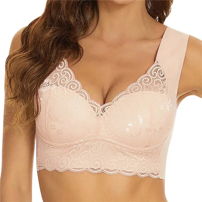 Breathable Seamless One-Piece Bra: Sexy Comfort in Large Sizes