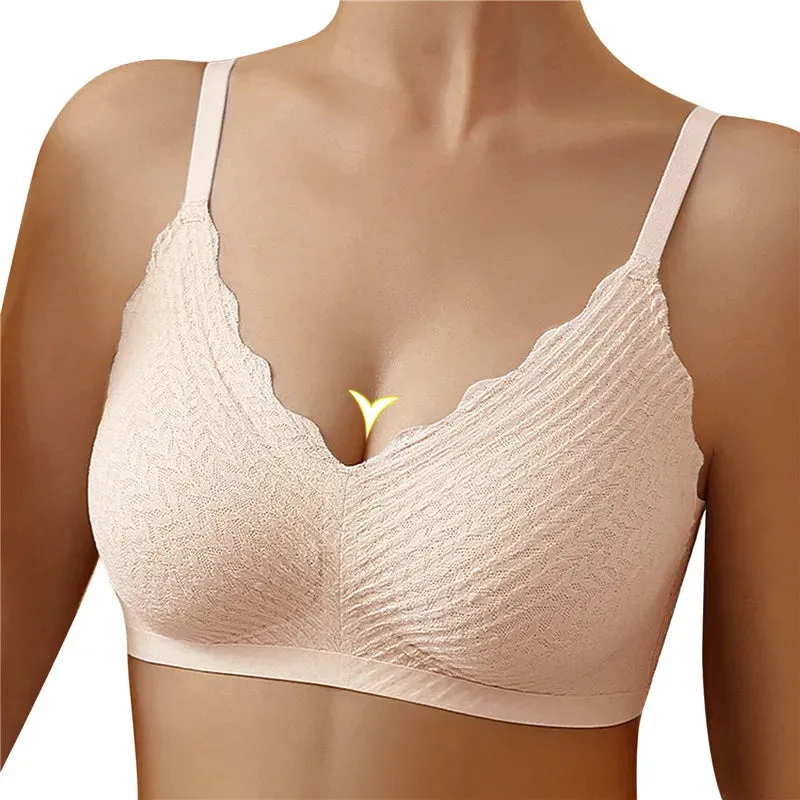 Breathable Seamless One-Piece Bra: Sexy Comfort in Large Sizes
