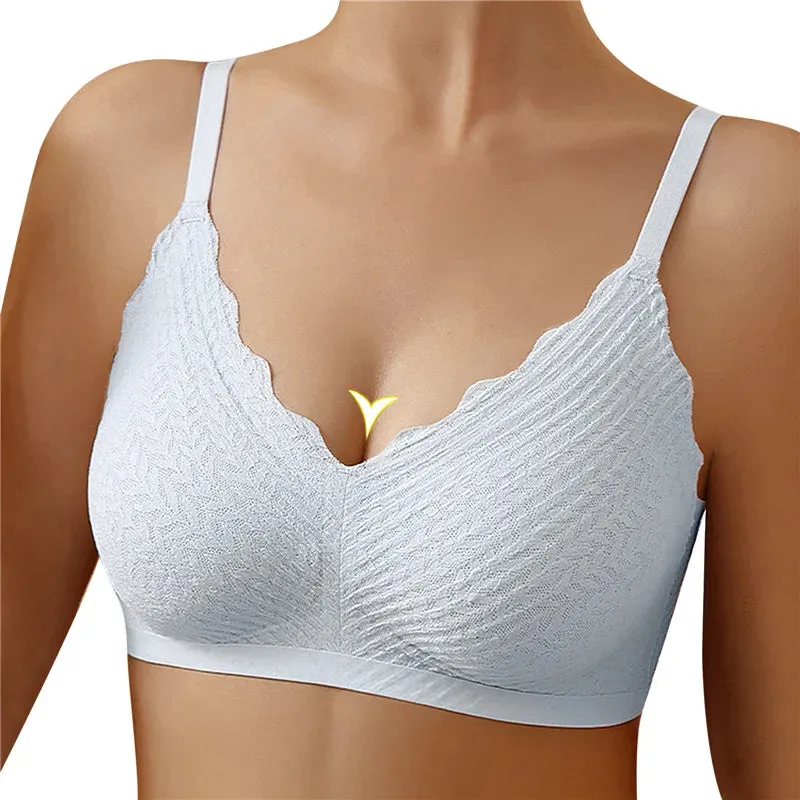 Breathable Seamless One-Piece Bra: Sexy Comfort in Large Sizes