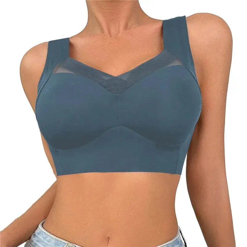 Breathable Seamless One-Piece Bra: Sexy Comfort in Large Sizes