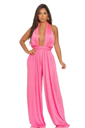 Brilla Lace Up Jumpsuit