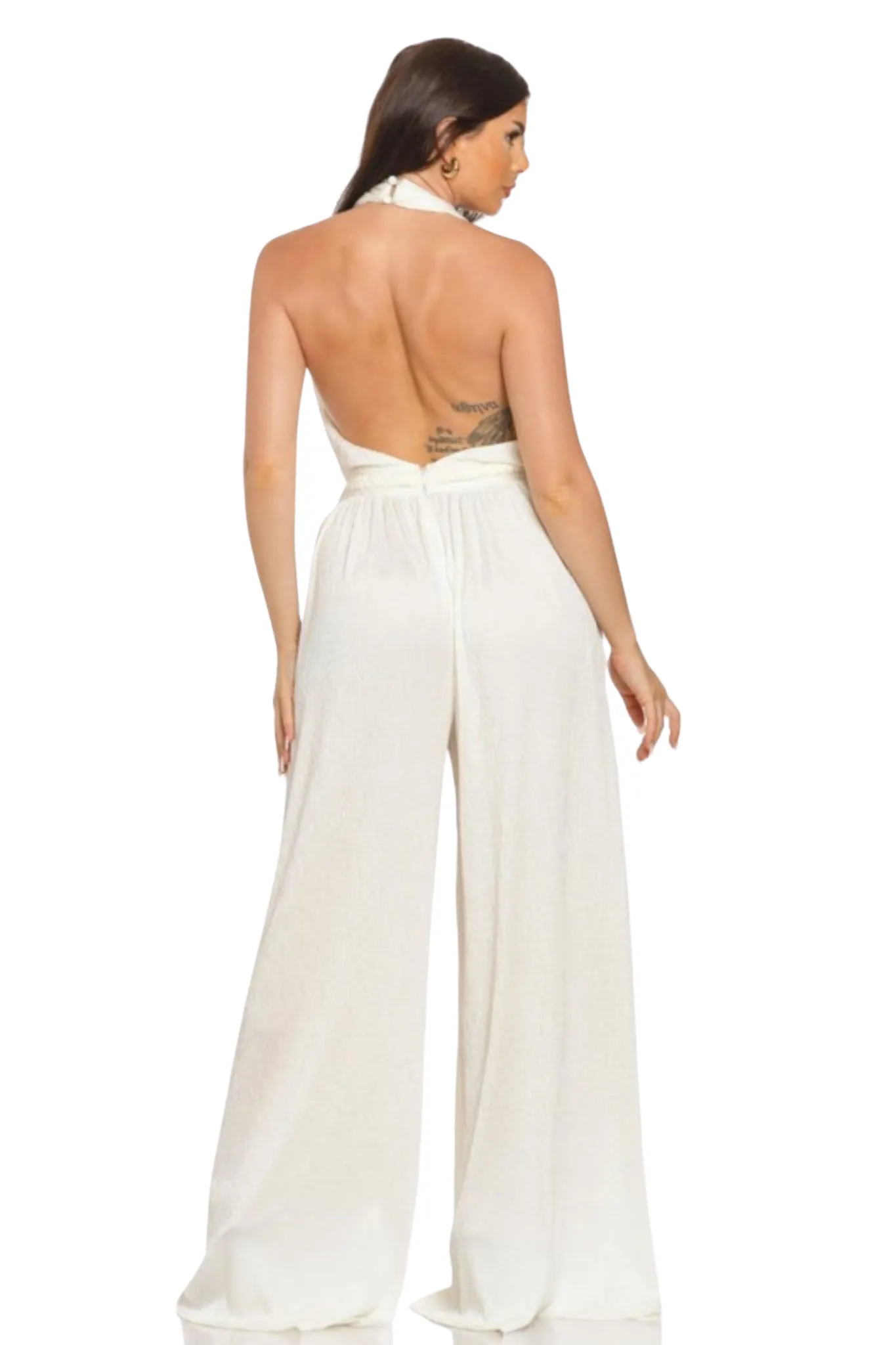 Brilla Lace Up Jumpsuit
