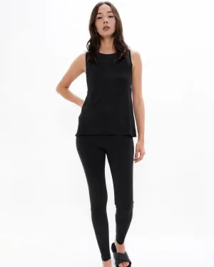 Brussels Black Sports Tank Top