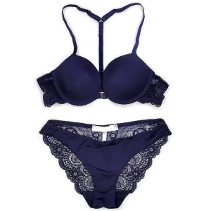 BS01 Women Push Up Bra Sets Deep V Lace Bra Panty Set Type Underwear Lingerie Sets