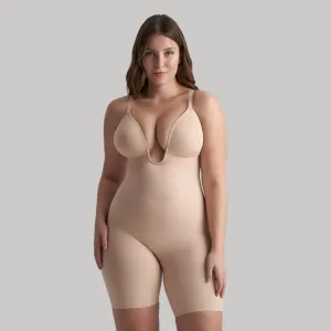 Bye Bra Sculpting Deep V Bodysuit | Beige