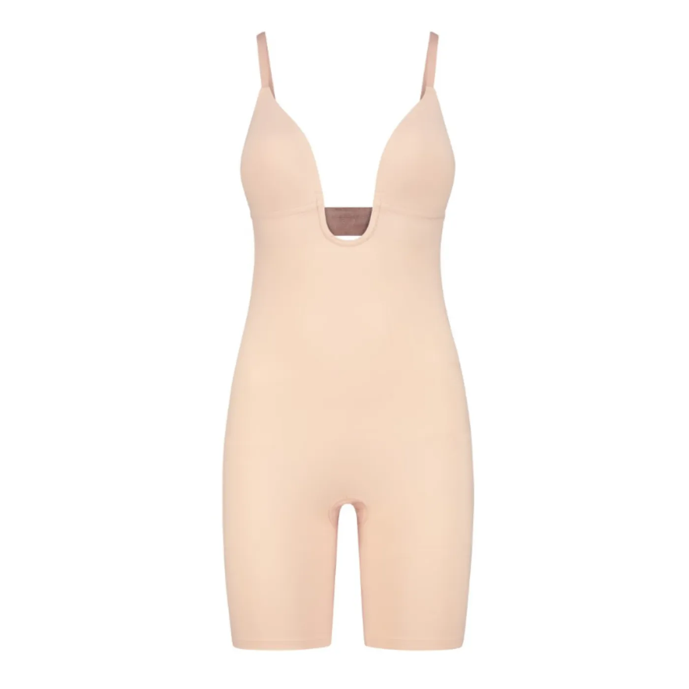 Bye Bra Sculpting Deep V Bodysuit | Beige