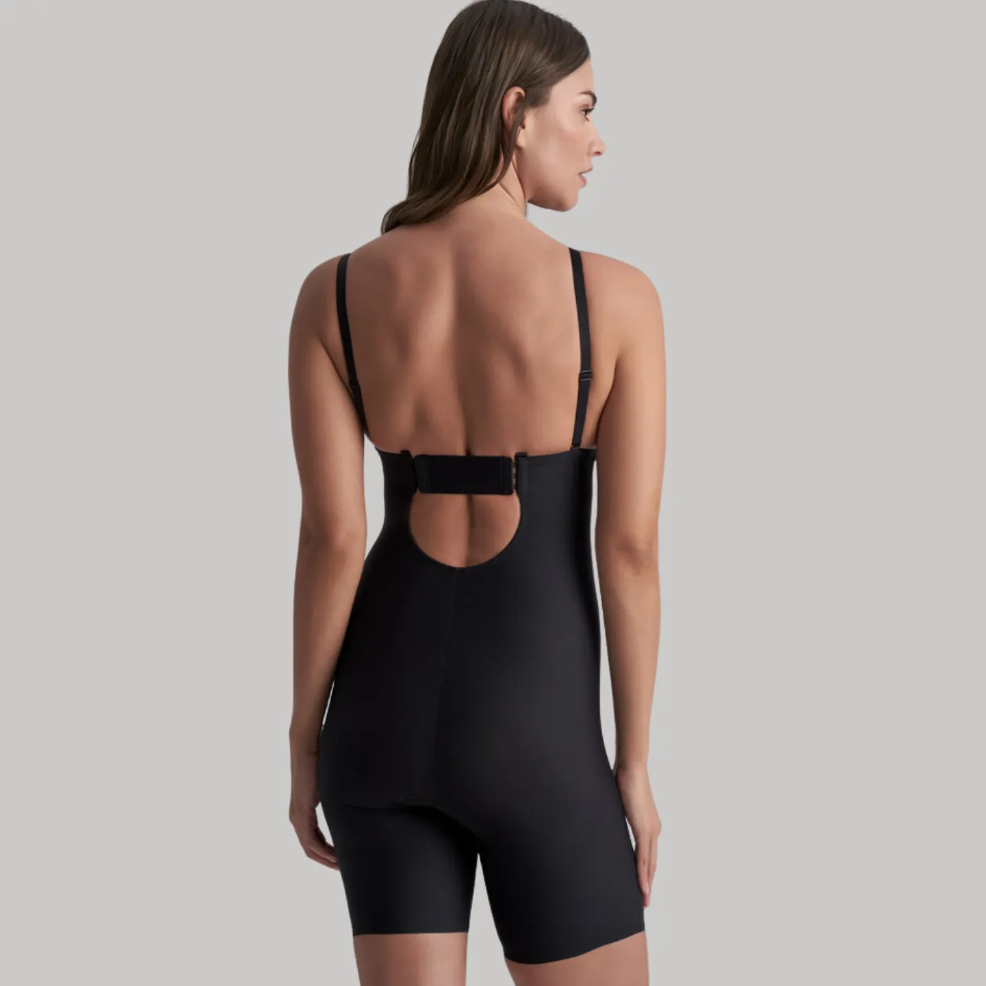 Bye Bra Sculpting Deep V Bodysuit | Black