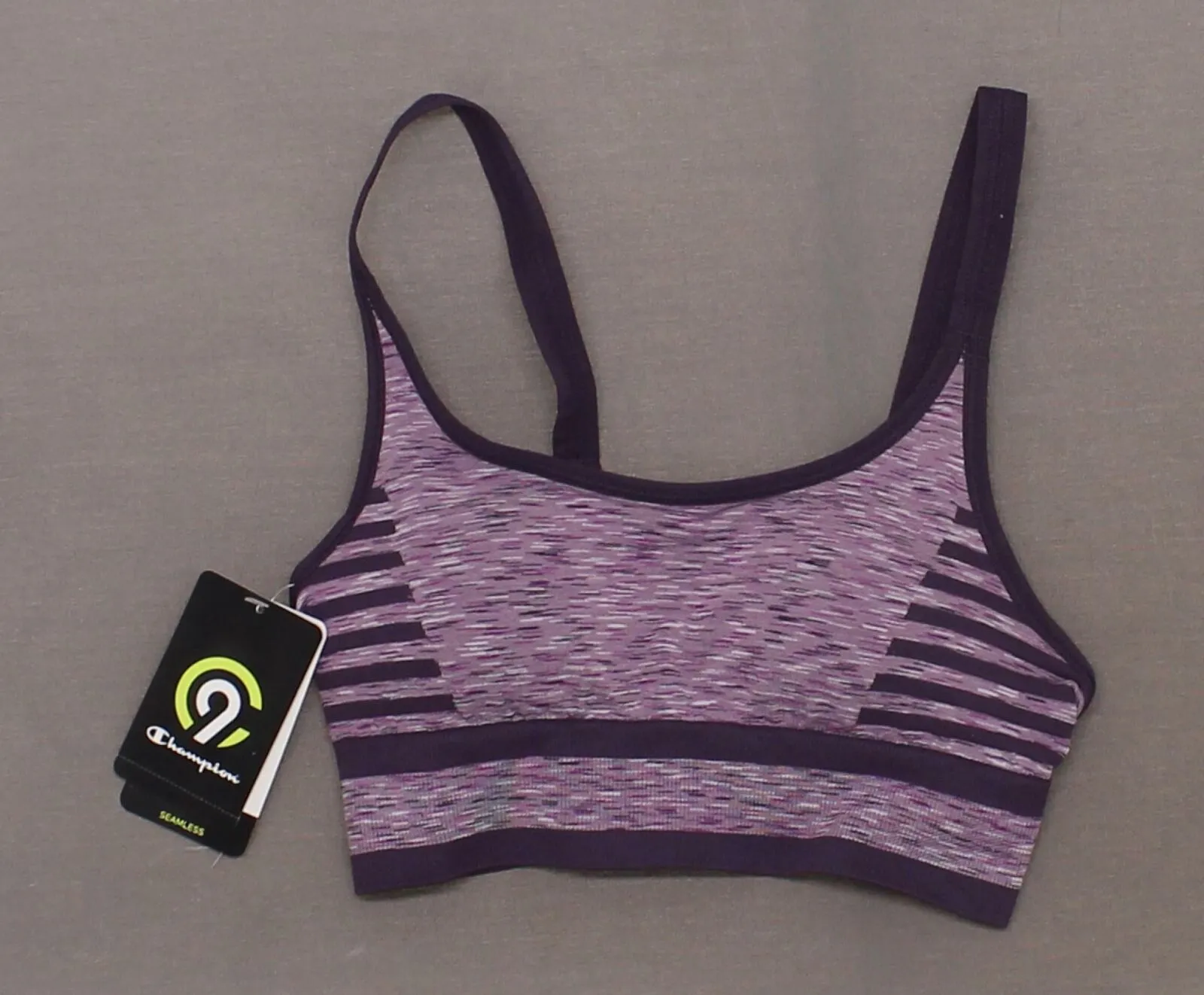 C9 Champion Women's Scoop Neck Spacedye Seamless Sports Bra
