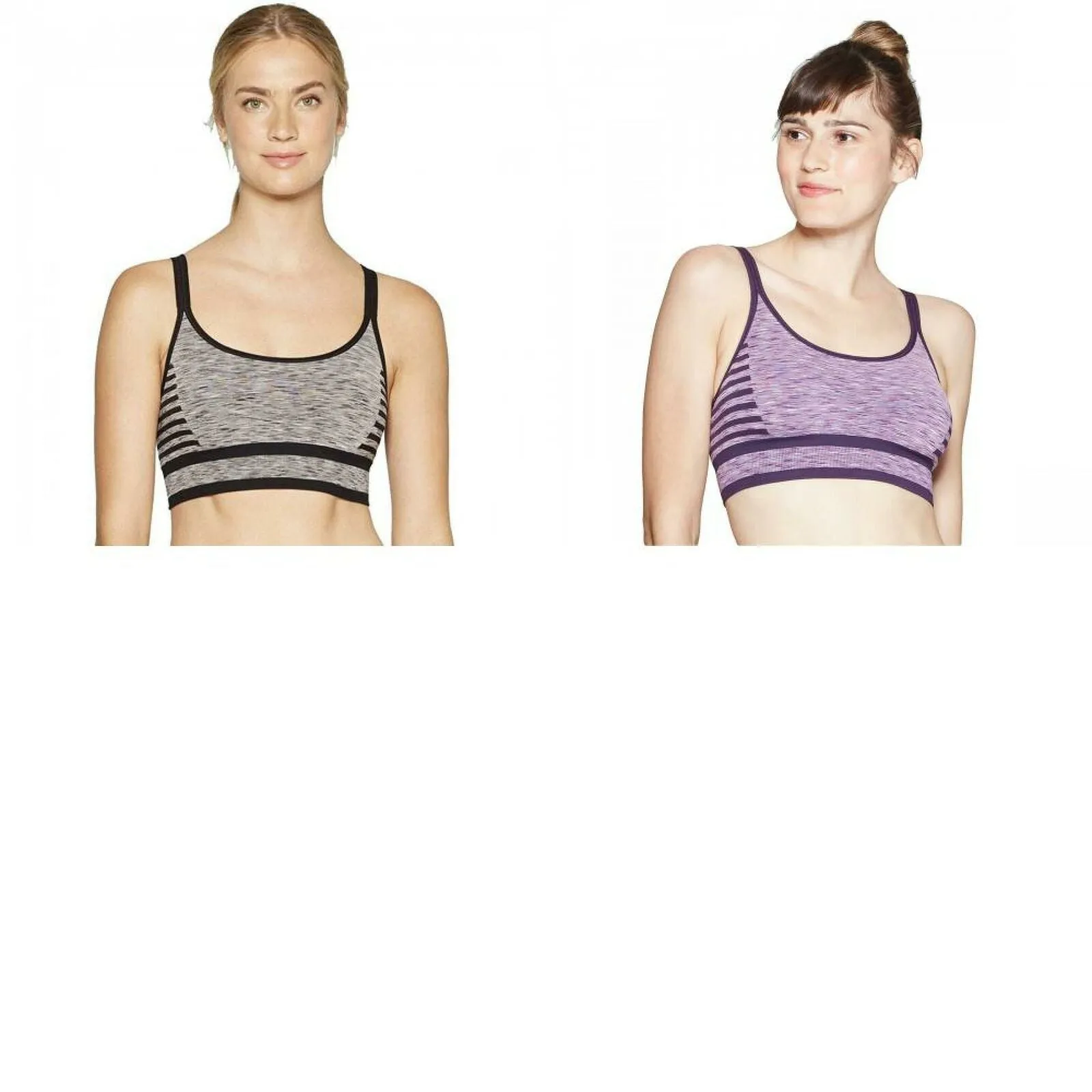 C9 Champion Women's Scoop Neck Spacedye Seamless Sports Bra