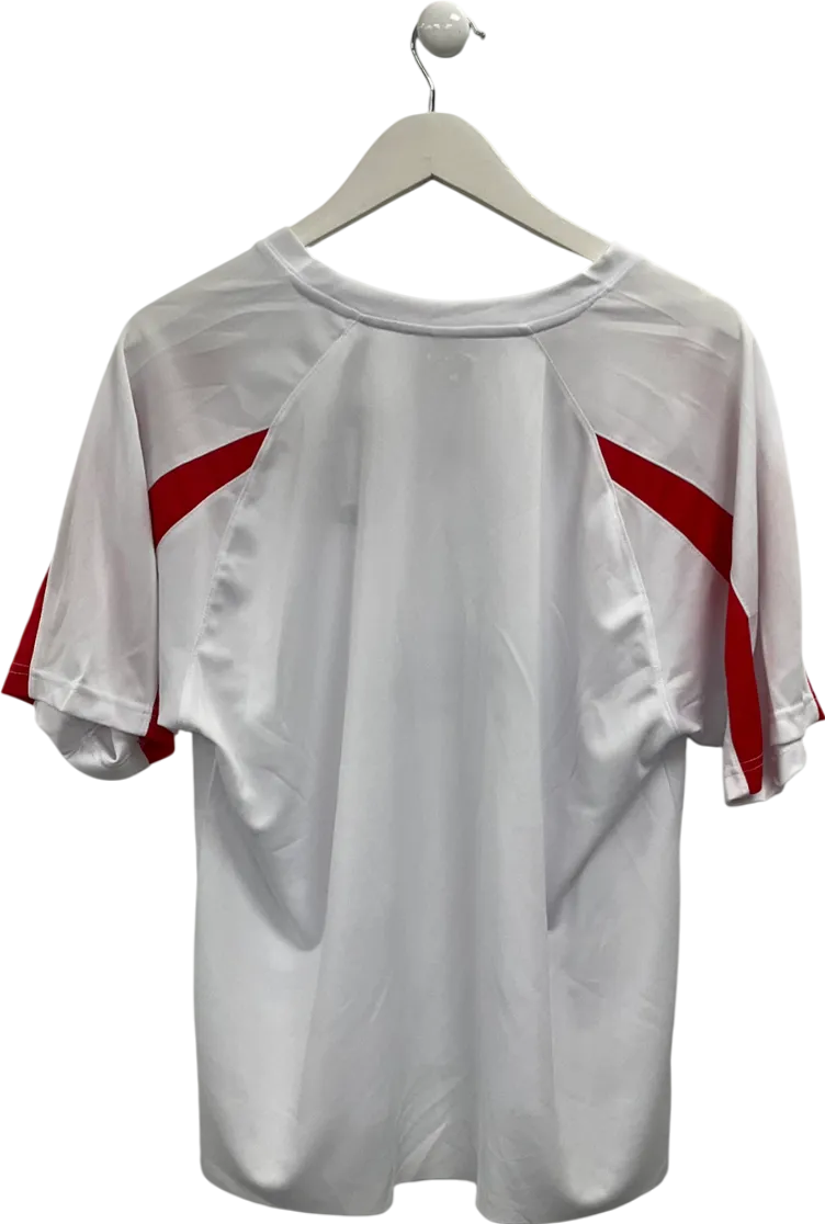 Cali White Italian Flag Sports Tee UK M