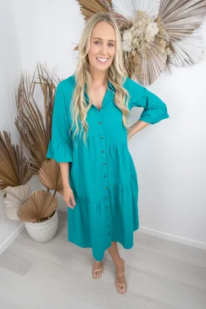 Camden Dress -Teal