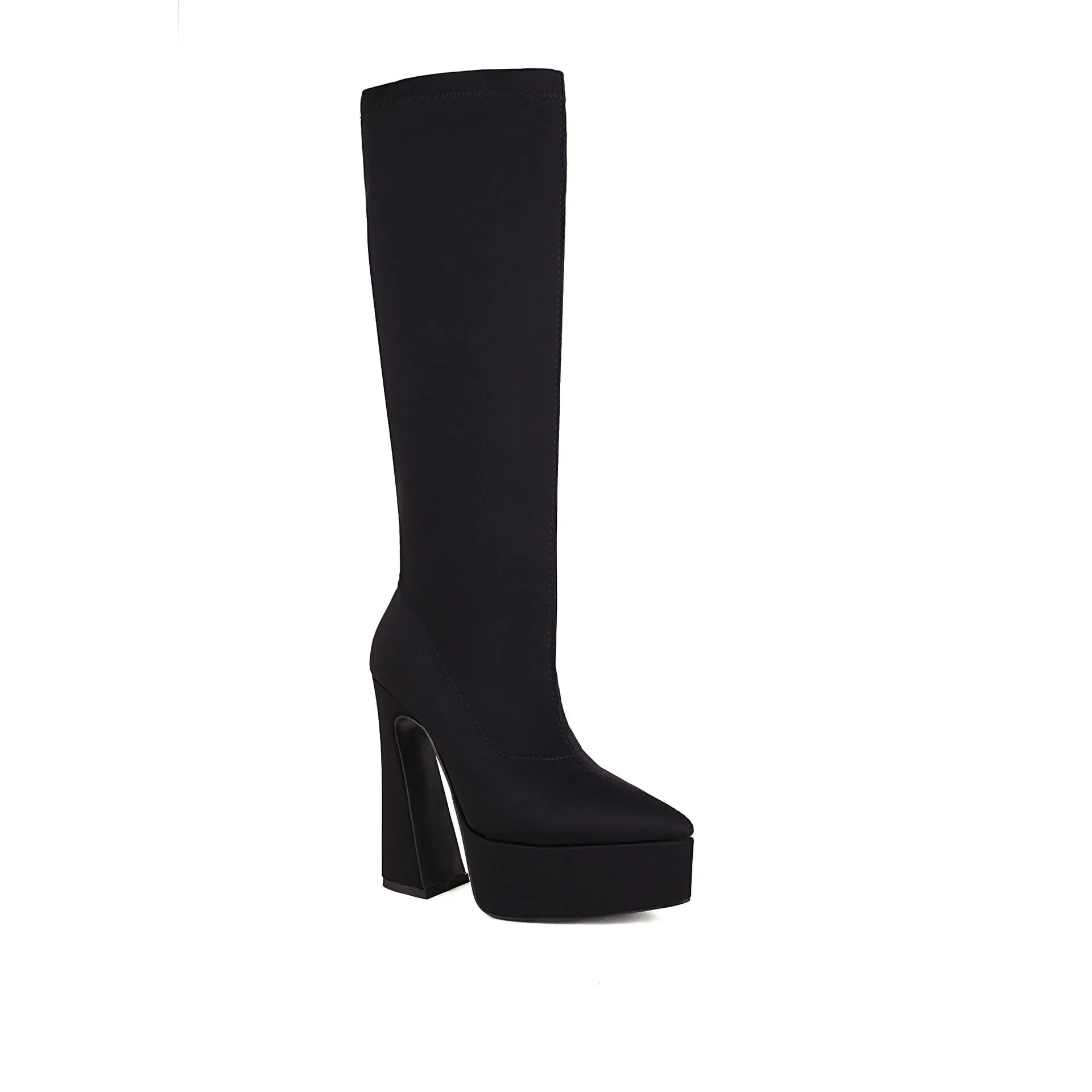 Candy Pointed Toe Super High Heel Boots