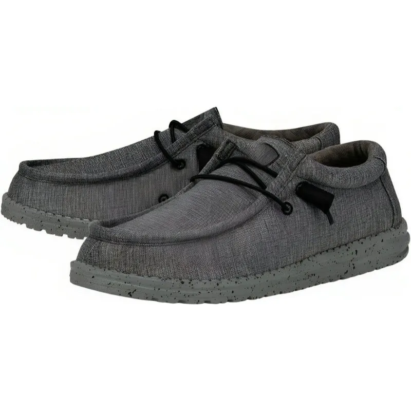 Casual Elastic Lace Canvas Shoes