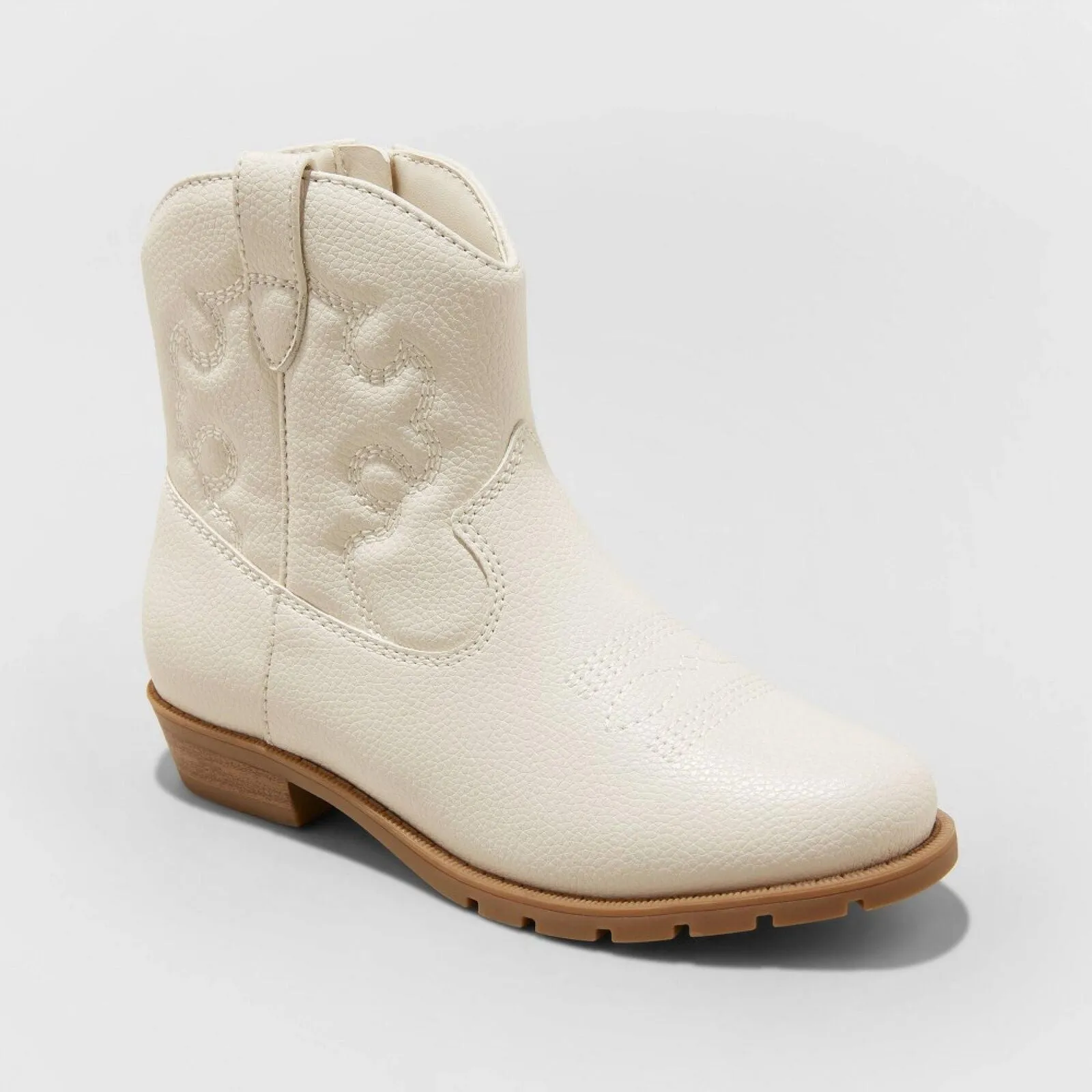 Cat & Jack Girls Ashleigh Zipper Western Boots 87831699