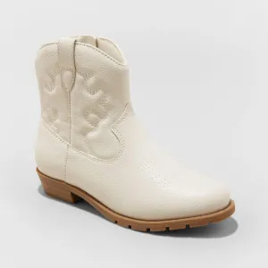 Cat & Jack Girls Ashleigh Zipper Western Boots 87831699