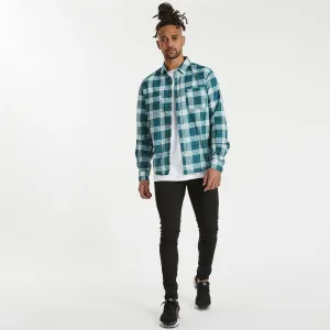 Charge Casual Long Sleeve Shirt Hydro Blue