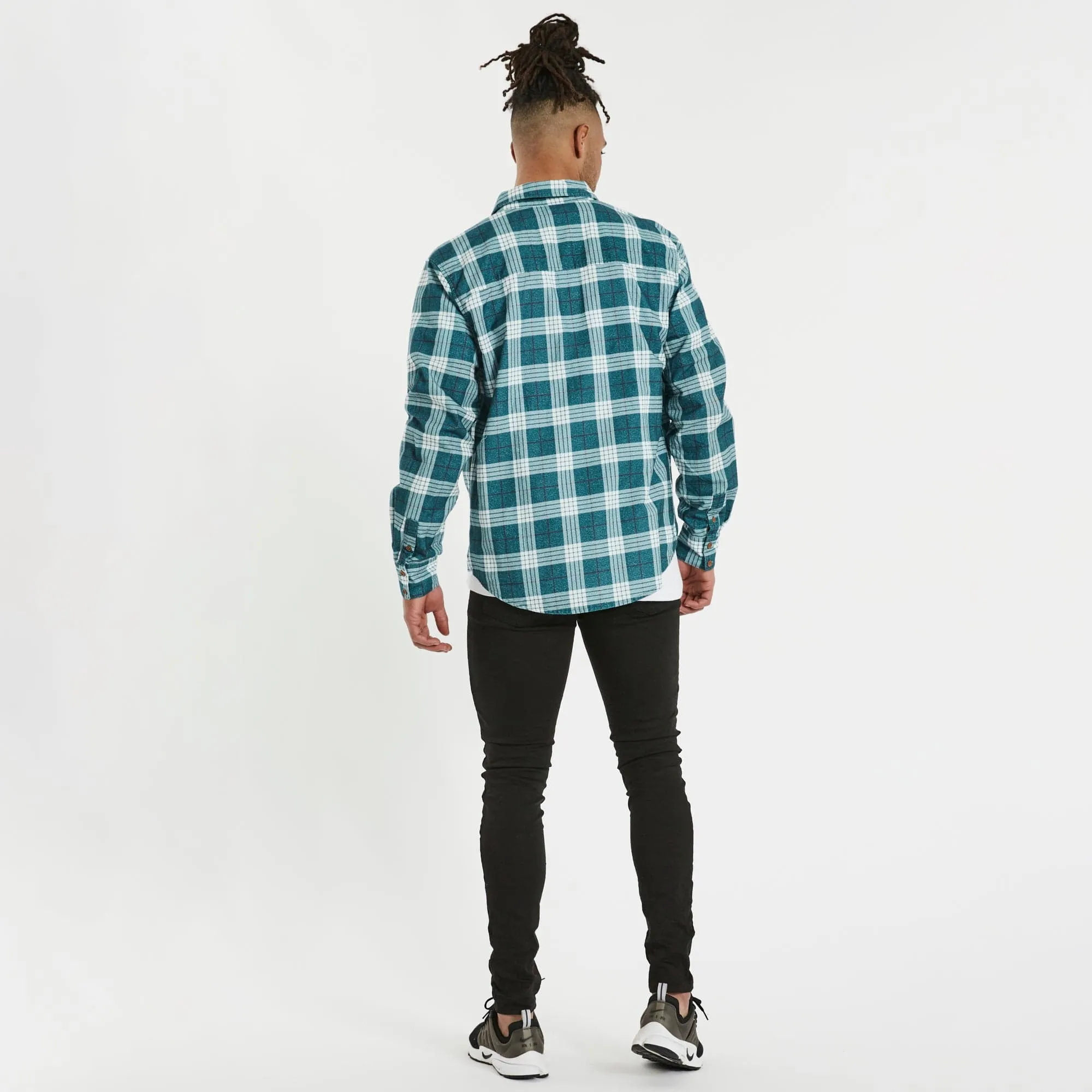 Charge Casual Long Sleeve Shirt Hydro Blue