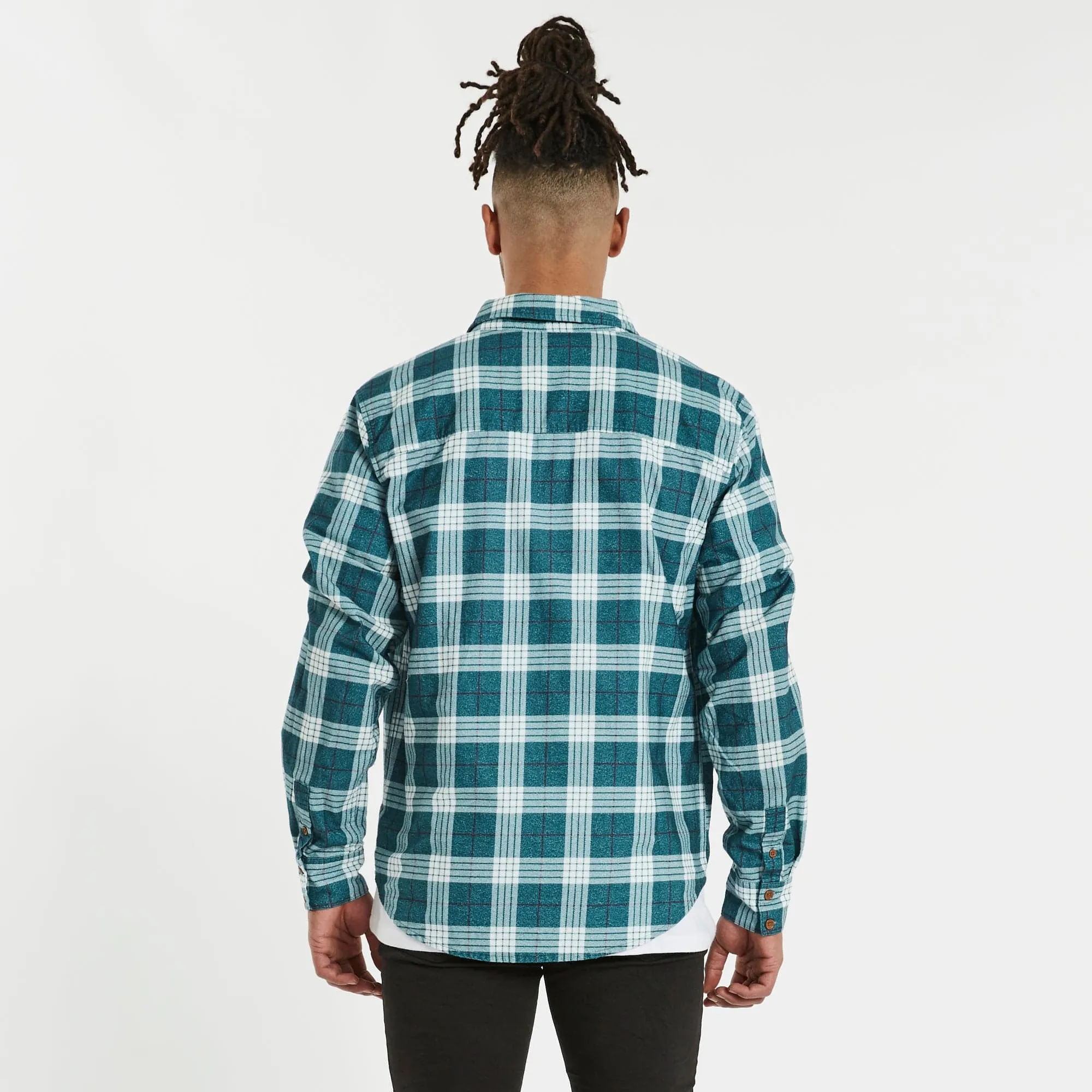 Charge Casual Long Sleeve Shirt Hydro Blue