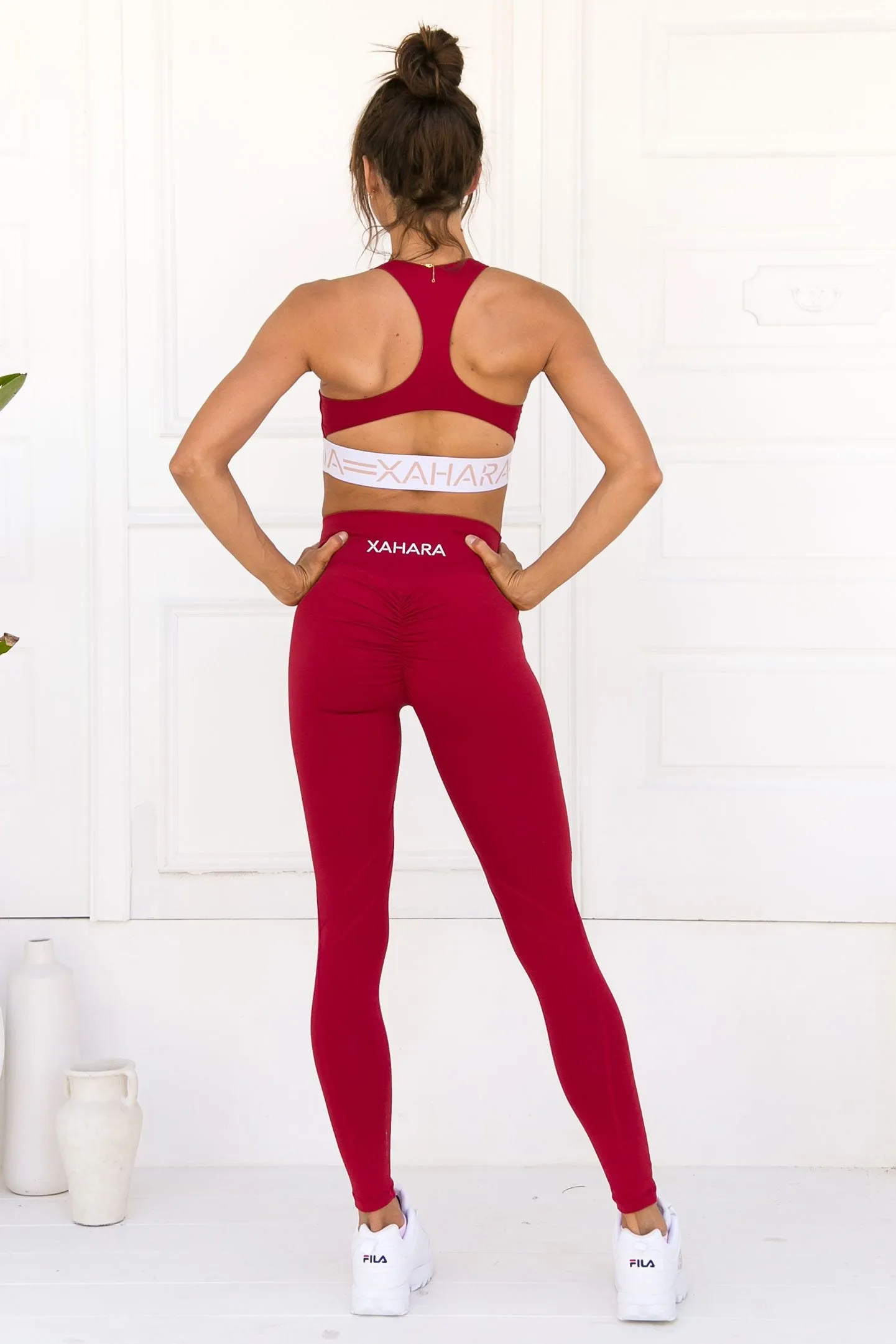 Chloe Sports Bra - Rouge