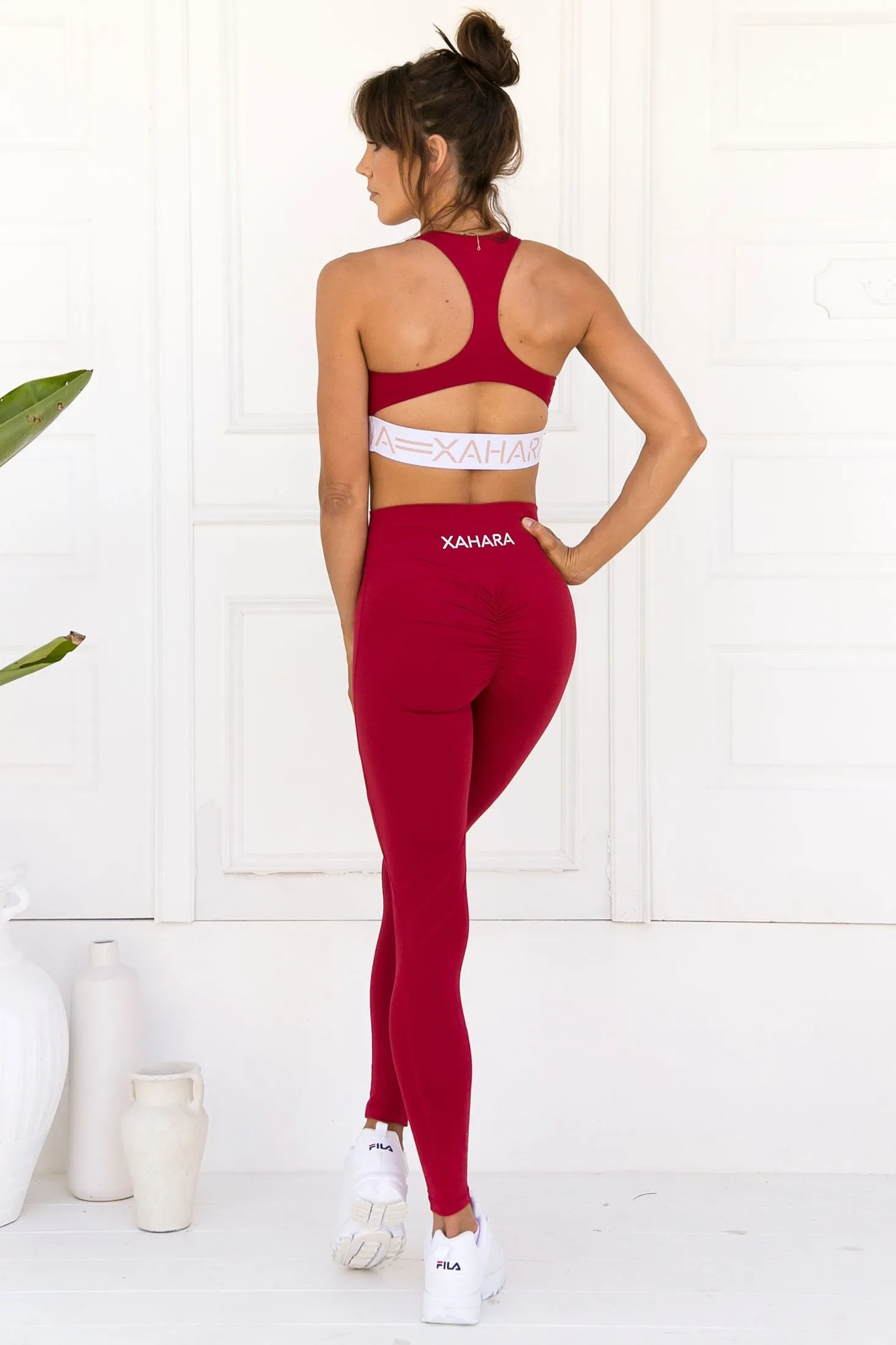 Chloe Sports Bra - Rouge