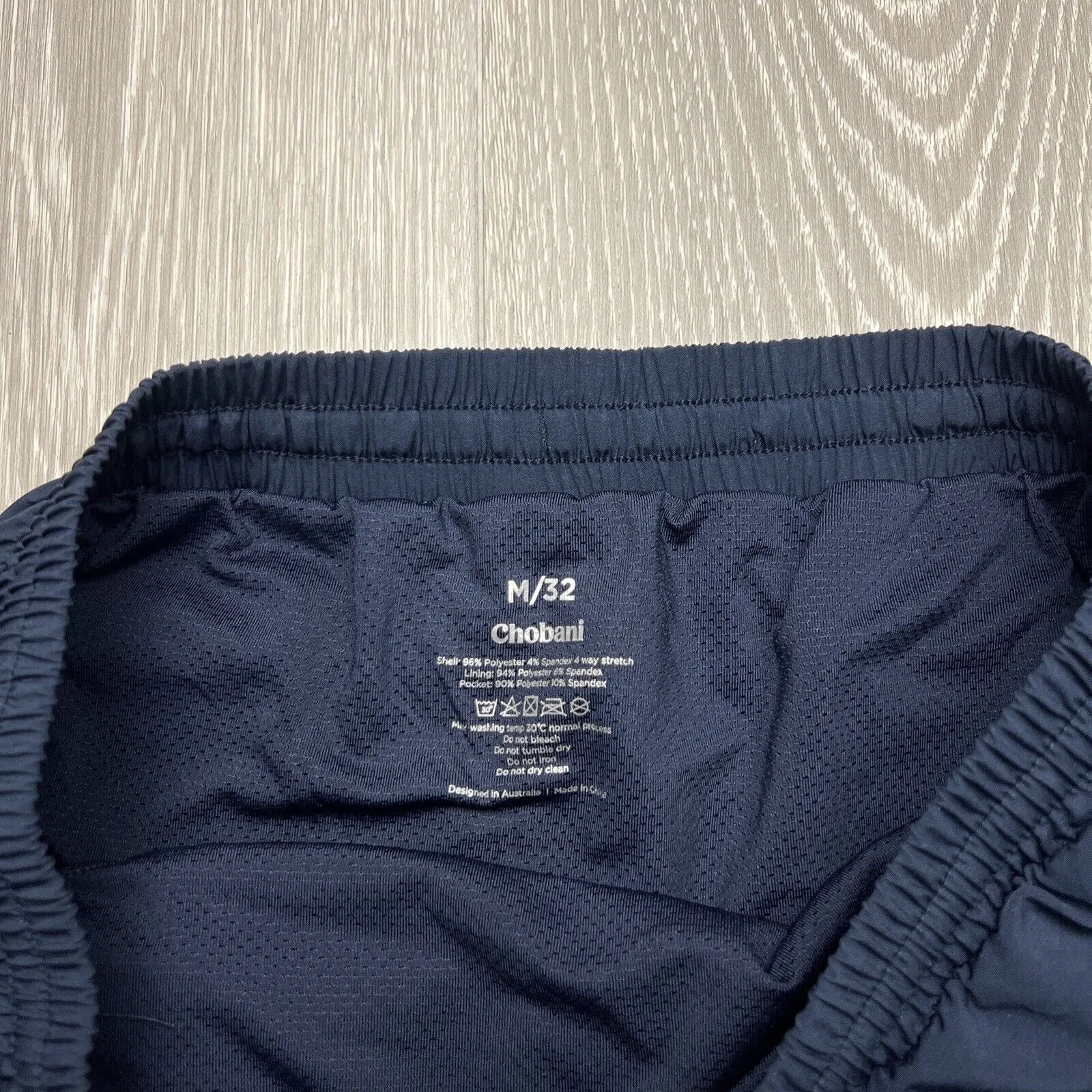 Chobani Yoghurt Mens Blue Shorts Size Medium