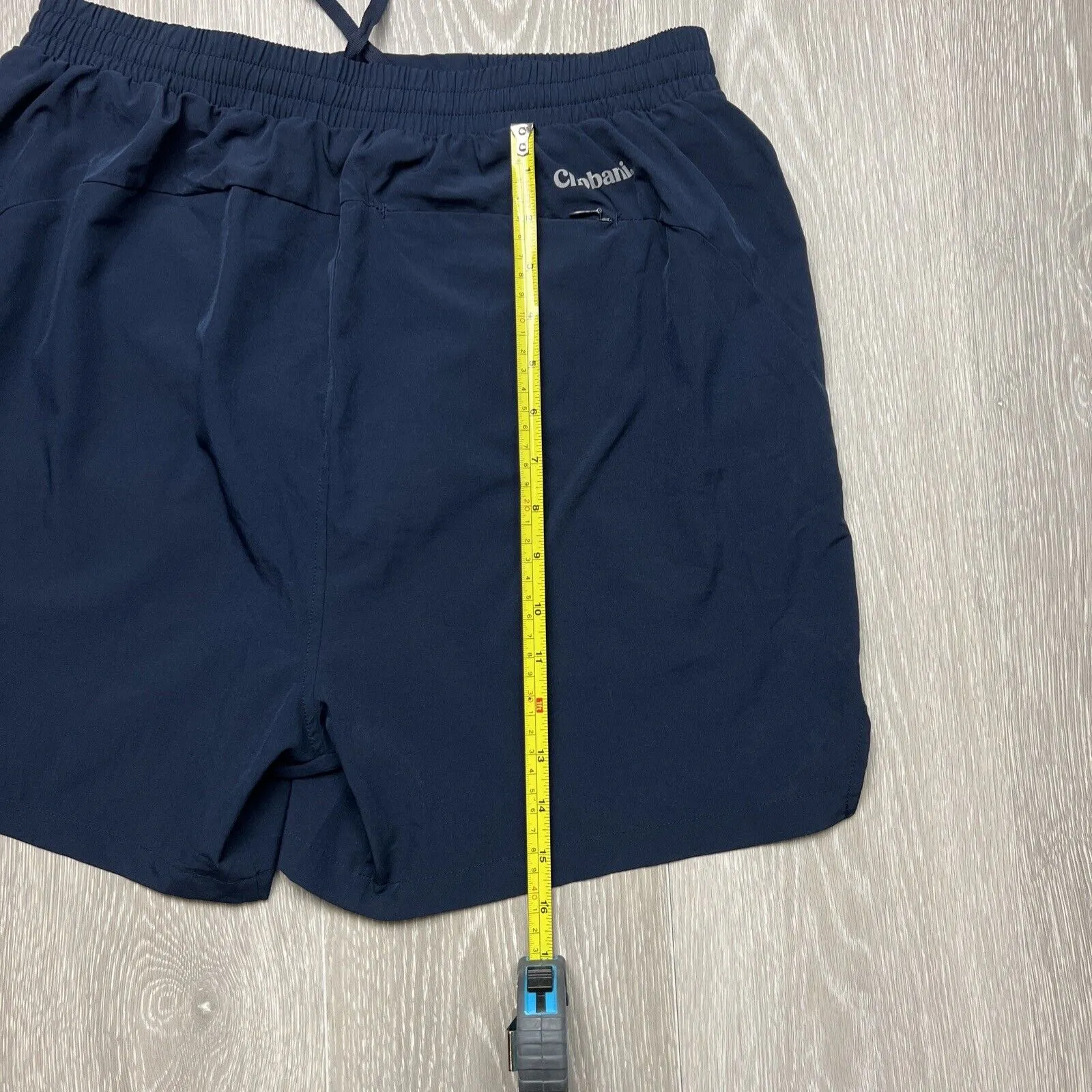 Chobani Yoghurt Mens Blue Shorts Size Medium