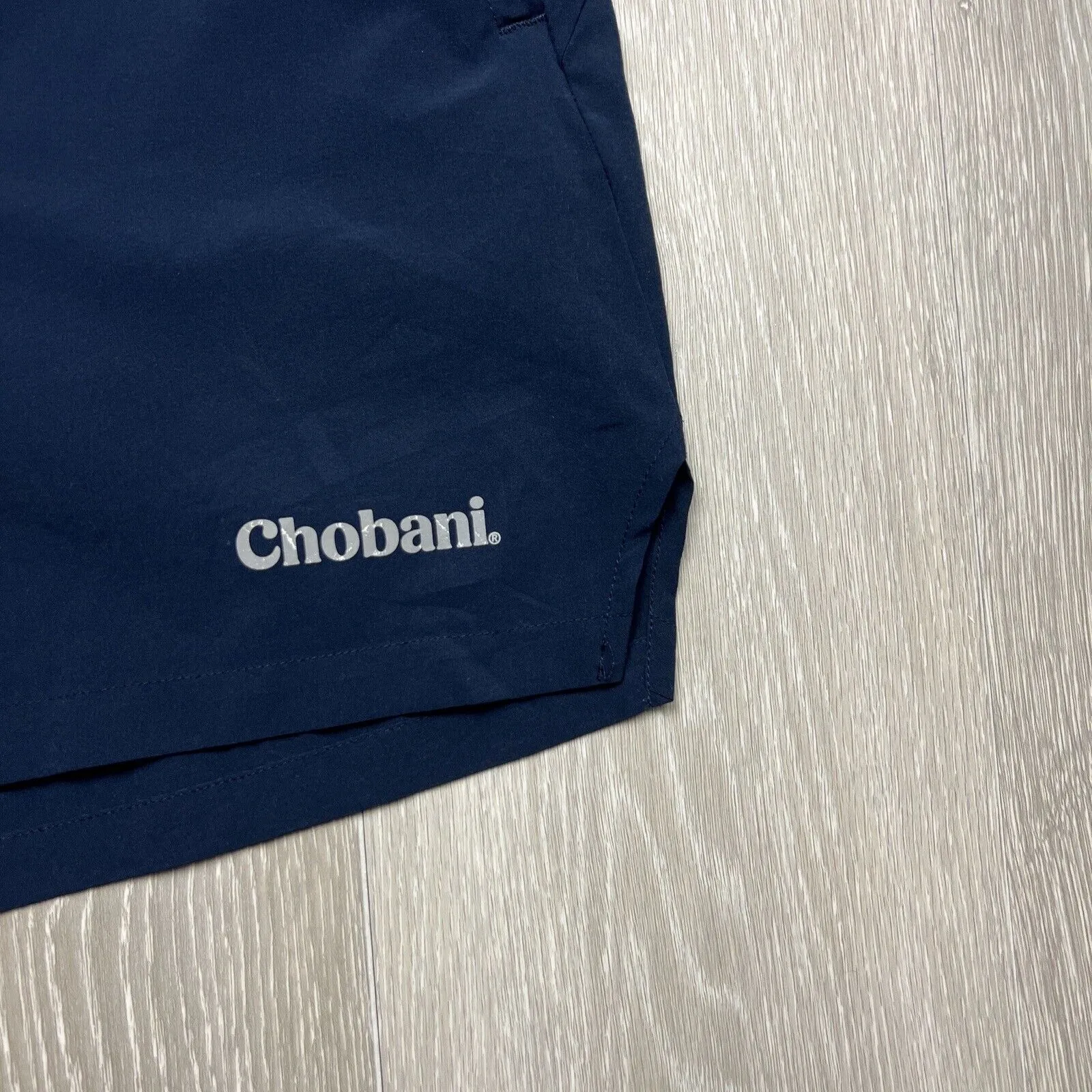 Chobani Yoghurt Mens Blue Shorts Size Medium