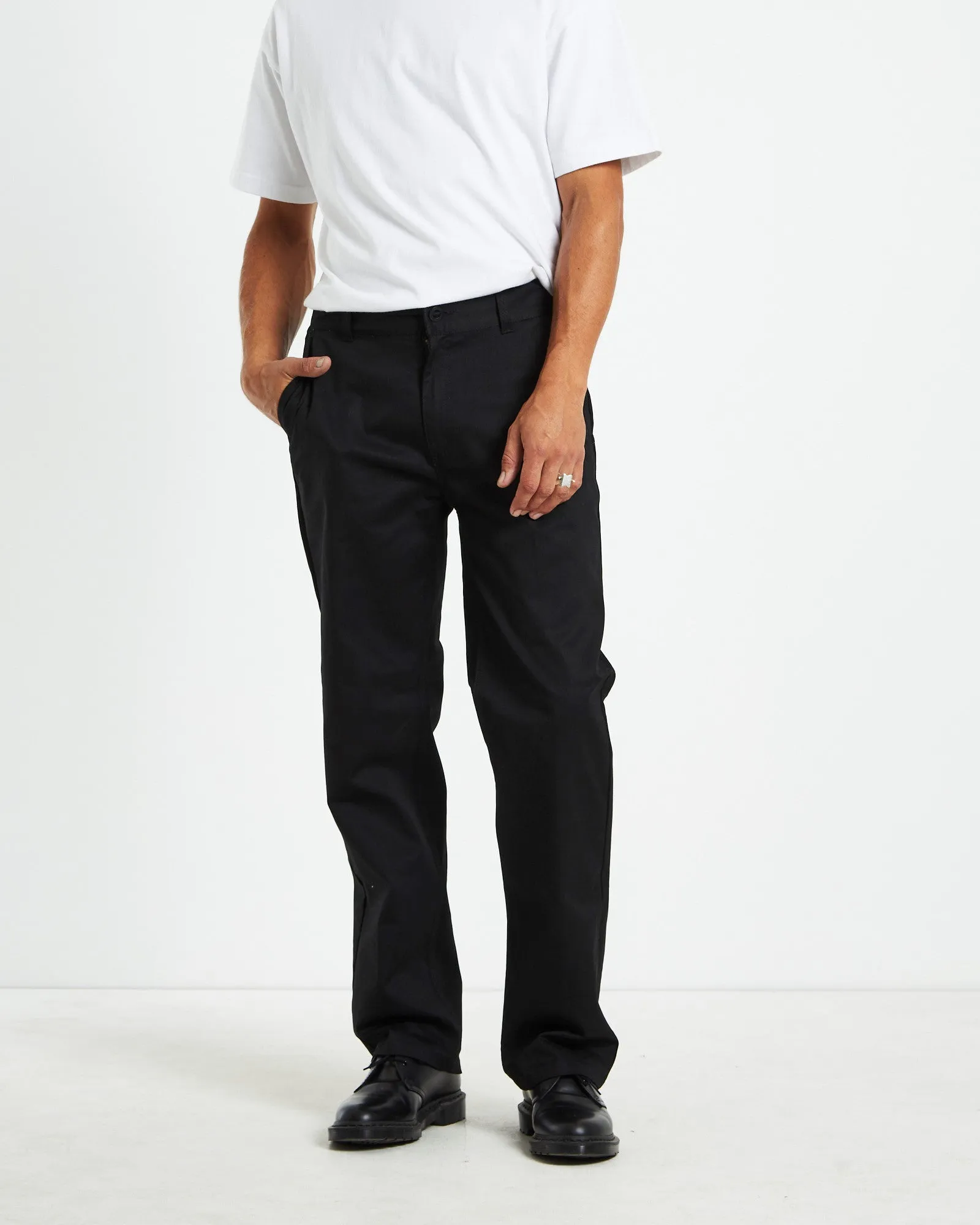Choice Chino Relaxed Pants Black