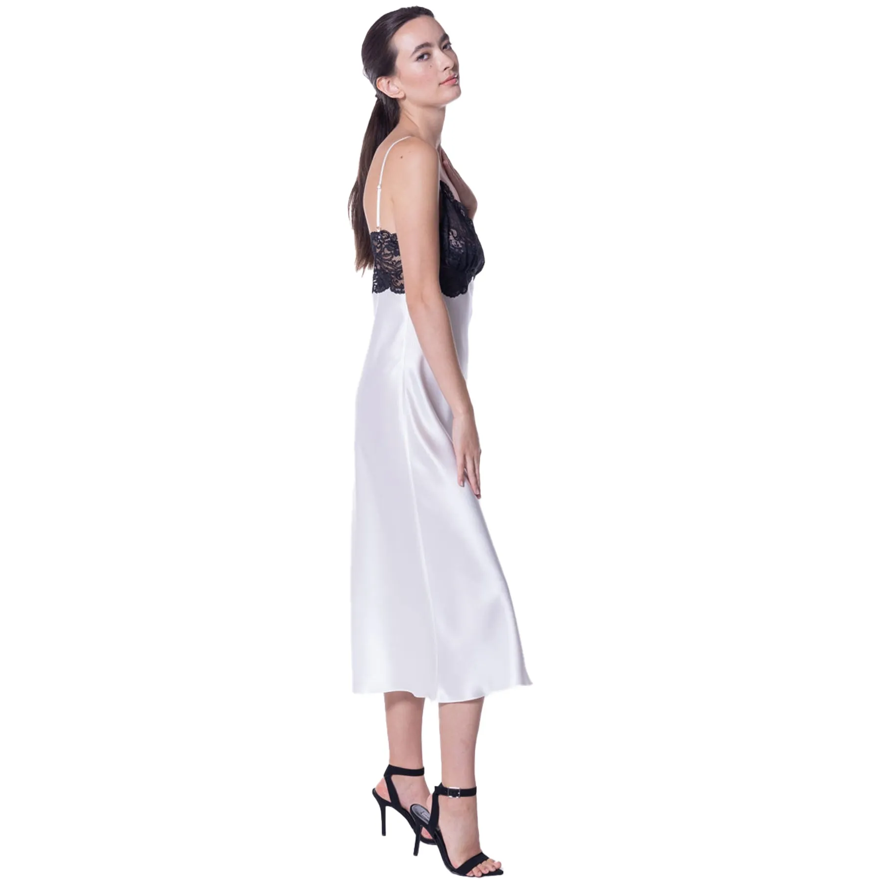 Christine Lucia Sleeveless Silk Gown