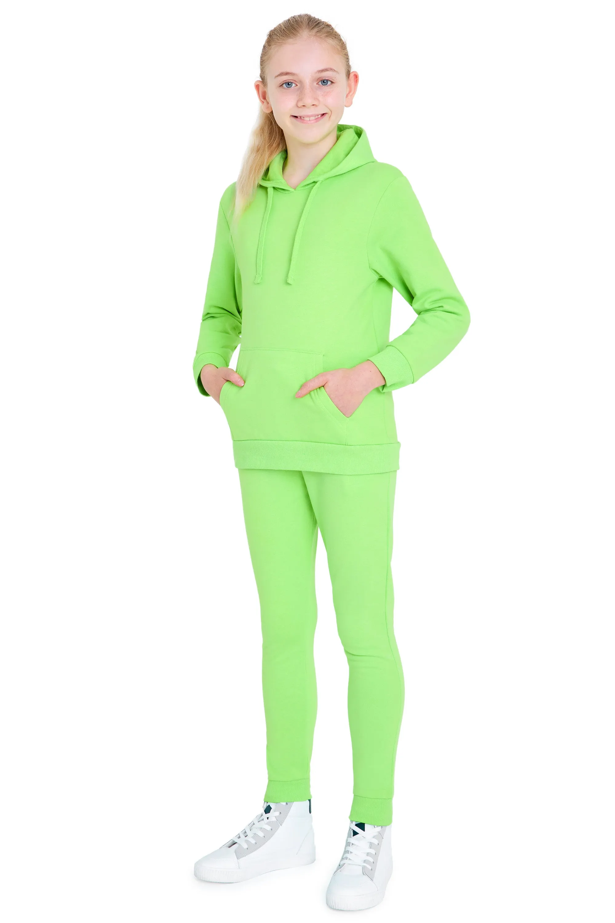 CityComfort Girls Tracksuit Set 2 Piece Jogging Bottoms and Hoodie Loungewear