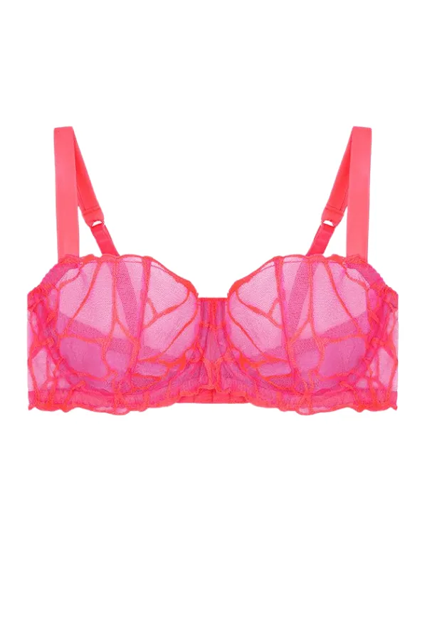 Cleo Balcony Bra - Pink