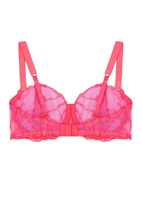 Cleo Balcony Bra - Pink