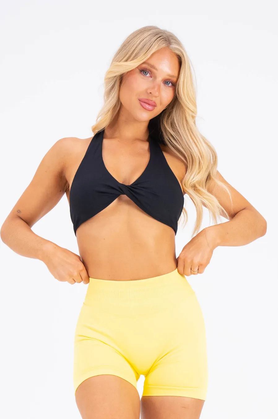Club Athletica  Flex Seamless Shorts Bright Yellow