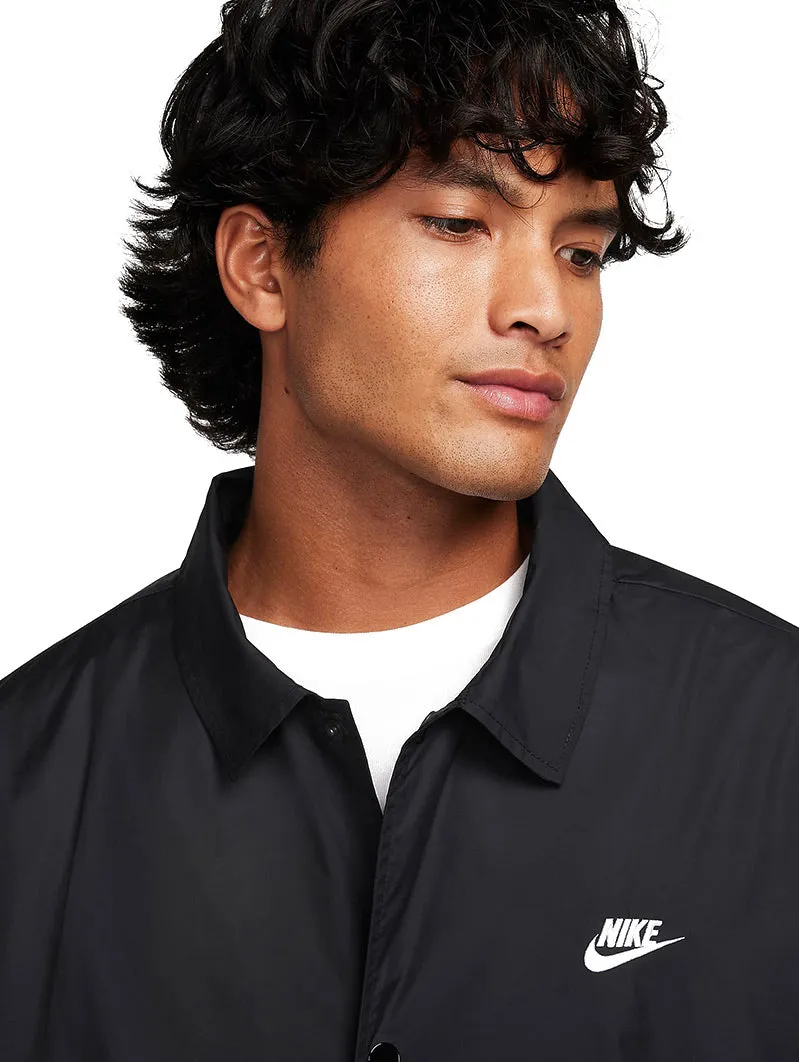 Club Coaches' Jacket Black/White