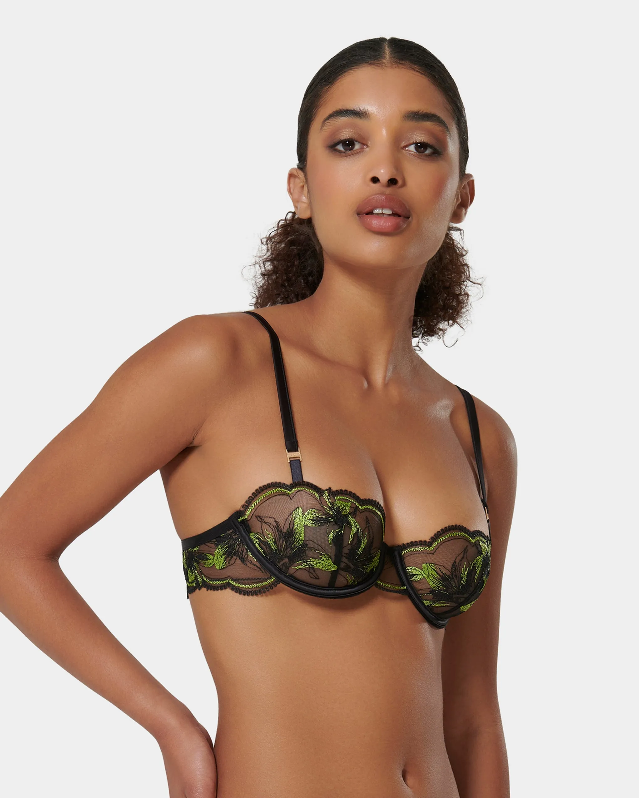 Coppelia Eco Bra Black/Tender Shoots