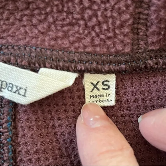 Cotopaxi Womens Abrazo Fleece Hooded Full-Zip Jacket Activewear XS